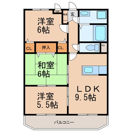 ユーミー マンション アルファの物件間取画像